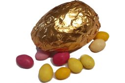 Petit œufs garni à cacher (Chocolat Lait)